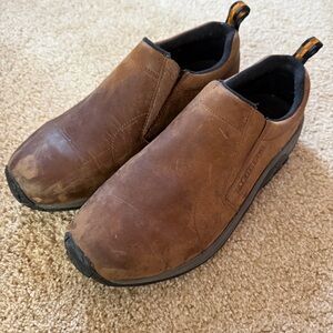 Merrell Men's Jungle Moc Nubuck, Brown, Size 12W Wide Width